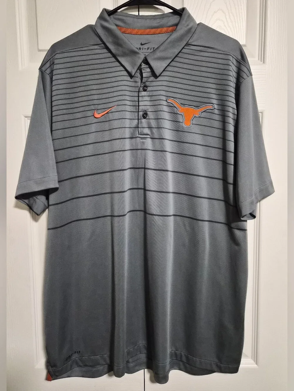 Men's Nike Dri-fit Texas Longhorn Polo Sz. XL